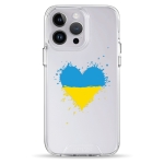 Чехол Pump Transparency Silver Button Case for iPhone 14 Pro Sertse Light Blue