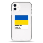 Чехол Pump Transparency Silver Button Case for iPhone 11 Pantone