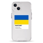 Чехол Pump Transparency Silver Button Case for iPhone 13 Pantone