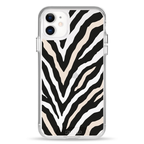 Чехол Pump Transparency Silver Button Case for iPhone 11 Zebra Logo 02 - цена, характеристики, отзывы, рассрочка, фото 1