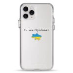 Чехол Pump Transparency Silver Button Case for iPhone 11 Pro Moe Serdenko