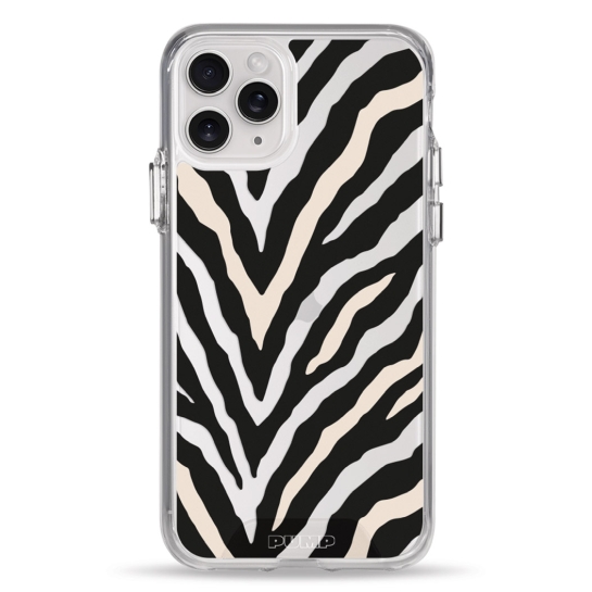 Чохол Pump Transparency Silver Button Case for iPhone 11 Pro Zebra Logo 02 - ціна, характеристики, відгуки, розстрочка, фото 1
