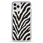 Чехол Pump Transparency Silver Button Case for iPhone 11 Pro Max Zebra Logo 02