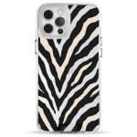 Чехол Pump Transparency Silver Button Case for iPhone 12 Pro Max Zebra Logo 02
