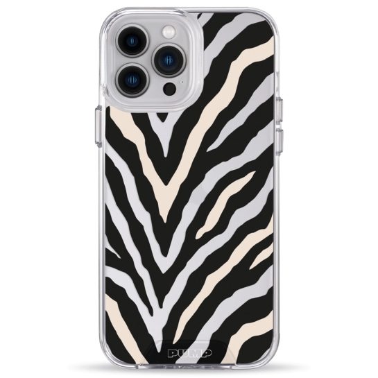 Чехол Pump Transparency Silver Button Case for iPhone 13 Pro Max Zebra Logo 02 - цена, характеристики, отзывы, рассрочка, фото 1