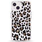 Чехол Pump Transparency Silver Button Case for iPhone 14 Leo Logo 02
