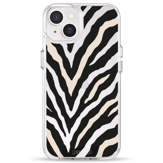 Чехол Pump Transparency Silver Button Case for iPhone 14 Zebra Logo 02 - цена, характеристики, отзывы, рассрочка, фото 1