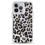 Чехол Pump Transparency Silver Button Case for iPhone 14 Pro Leo Logo 02