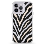 Чохол Pump Transparency Silver Button Case for iPhone 14 Pro Zebra Logo 02