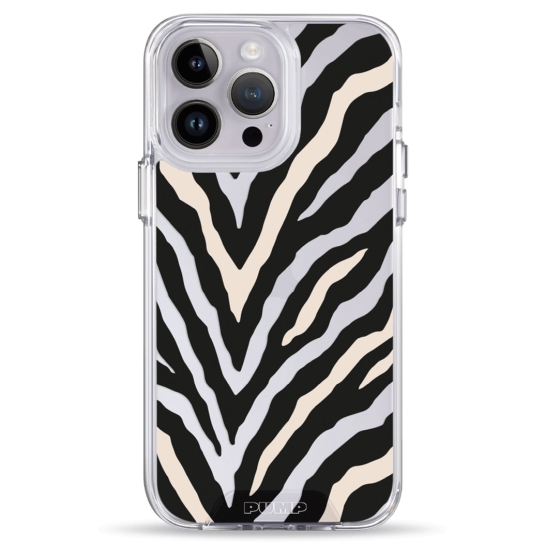Чохол Pump Transparency Silver Button Case for iPhone 14 Pro Max Zebra Logo 02 - ціна, характеристики, відгуки, розстрочка, фото 1