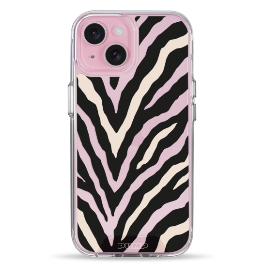 Чохол Pump Transparency Silver Button Case for iPhone 15 Zebra Logo 02 - ціна, характеристики, відгуки, розстрочка, фото 1