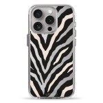 Чехол Pump Transparency Silver Button Case for iPhone 15 Pro Zebra Logo 02