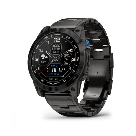 Смарт-часы Garmin D2 Mach 1 Pro with Vented Titanium Bracelet - цена, характеристики, отзывы, рассрочка, фото 1