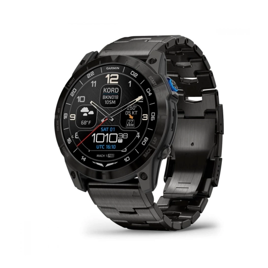 Смарт-годинник Garmin D2 Mach 1 Pro with Vented Titanium Bracelet