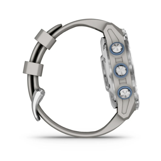 Спортивные часы Garmin Descent Mk3 Stainless Steel with Fog Gray Silicone Band - цена, характеристики, отзывы, рассрочка, фото 4