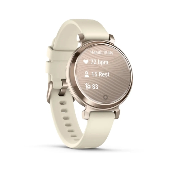 Спортивний годинник Garmin Lily 2 Cream Gold with Coconut Silicone Band - ціна, характеристики, відгуки, розстрочка, фото 3
