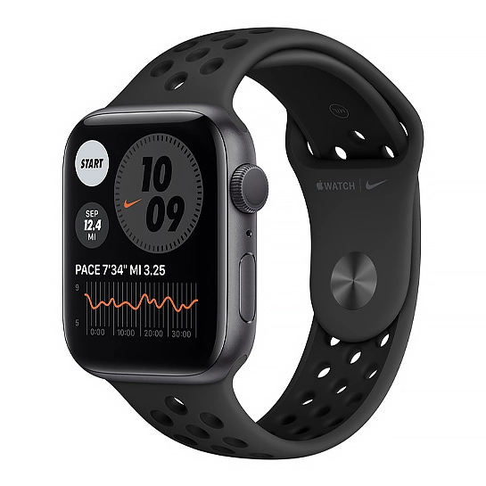 Б/У Смарт-годинник Apple Watch Series 6 Nike+ 44mm Space Gray Aluminum Case with Anthracite/Black Sport Band (Відмінний)