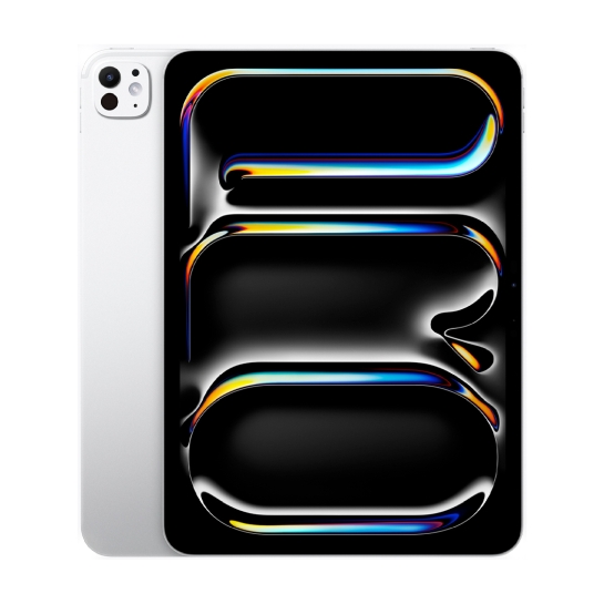 Планшет Apple iPad Pro 11" M4 Chip 1TB Wi-Fi Silver Standard Glass 2024 - цена, характеристики, отзывы, рассрочка, фото 1