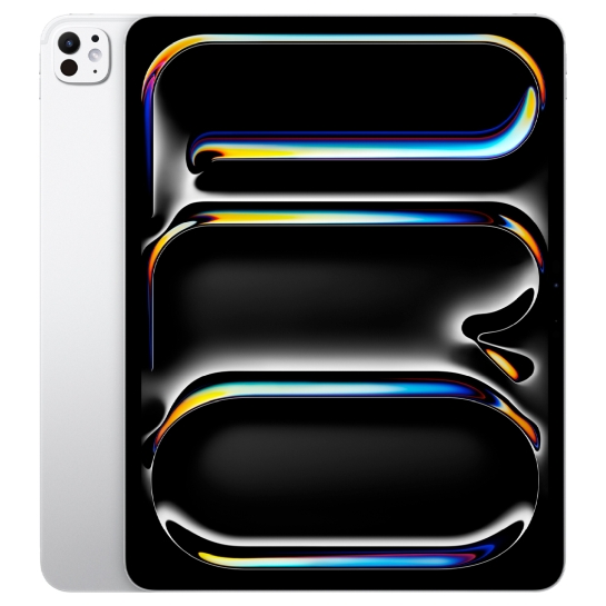 Планшет Apple iPad Pro 13" M4 Chip 1TB Wi-Fi + 5G Silver Standard Glass 2024 - цена, характеристики, отзывы, рассрочка, фото 1