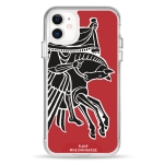 Чехол Pump Transparency Silver Button Case for iPhone 11 Horse