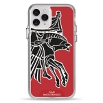 Чехол Pump Transparency Silver Button Case for iPhone 11 Pro Horse