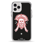 Чехол Pump Transparency Silver Button Case for iPhone 11 Pro Mask