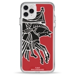 Чехол Pump Transparency Silver Button Case for iPhone 11 Pro Max Horse