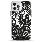 Чохол Pump Transparency Silver Button Case for iPhone 12/12 Pro Pattern№9