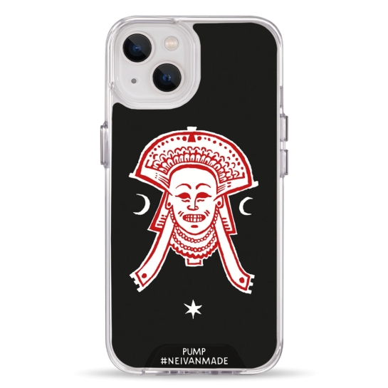 Чехол Pump Transparency Silver Button Case for iPhone 13 Mask - цена, характеристики, отзывы, рассрочка, фото 1