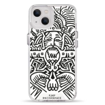 Чехол Pump Transparency Silver Button Case for iPhone 13 Pattern 4 