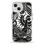 Чехол Pump Transparency Silver Button Case for iPhone 13 Pattern 9