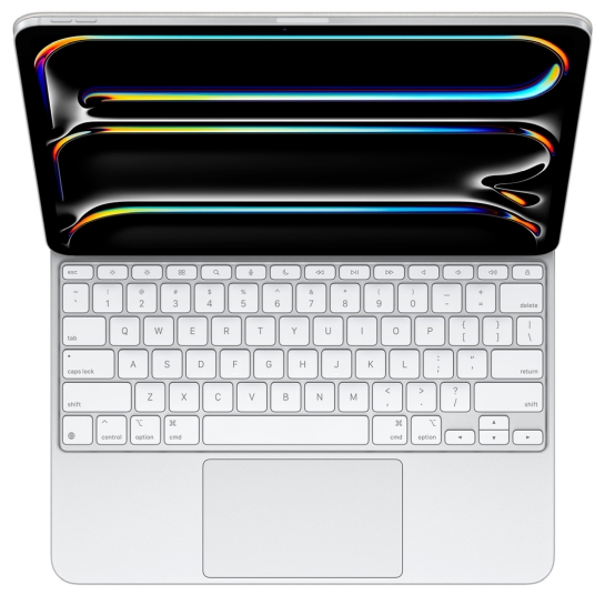 Чохол-клавіатура Apple Magic Keyboard White for iPad Pro 13" (2024) - ціна, характеристики, відгуки, розстрочка, фото 1