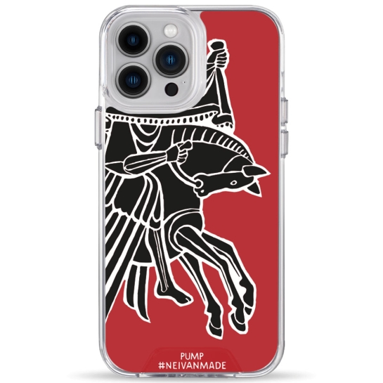 Чехол Pump Transparency Silver Button Case for iPhone 13 Pro Max Horse - цена, характеристики, отзывы, рассрочка, фото 1