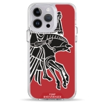 Чохол Pump Transparency Silver Button Case for iPhone 14 Pro Horse