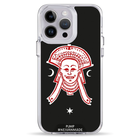 Чехол Pump Transparency Silver Button Case for iPhone 14 Pro Max Mask - цена, характеристики, отзывы, рассрочка, фото 1