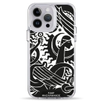 Чохол Pump Transparency Silver Button Case for iPhone 14 Pro Max Pattern№9