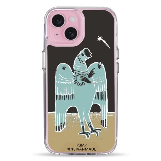 Чехол Pump Transparency Silver Button Case for iPhone 15 Comet - цена, характеристики, отзывы, рассрочка, фото 1