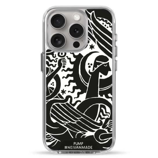 Чохол Pump Transparency Silver Button Case for iPhone 15 Pro Pattern№9 - ціна, характеристики, відгуки, розстрочка, фото 1