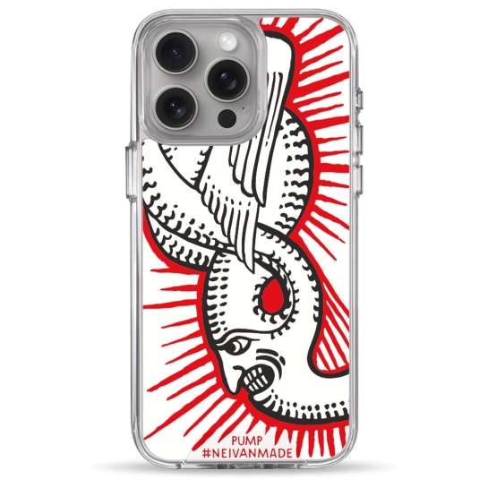 Чехол Pump Transparency Silver Button Case for iPhone 15 Pro Max Doorsnake - цена, характеристики, отзывы, рассрочка, фото 1