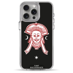 Чехол Pump Transparency Silver Button Case for iPhone 15 Pro Max Mask