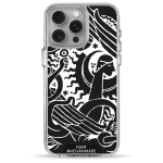 Чехол Pump Transparency Silver Button Case for iPhone 15 Pro Max Pattern№9