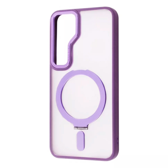 Чехол WAVE Attraction Case with Magnetic Ring Samsung Galaxy S24 Purple - цена, характеристики, отзывы, рассрочка, фото 1