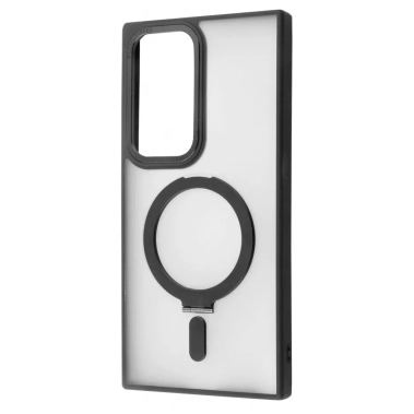 Чехол WAVE Attraction Case with Magnetic Ring Samsung Galaxy S24 Ultra Black - цена, характеристики, отзывы, рассрочка, фото 1