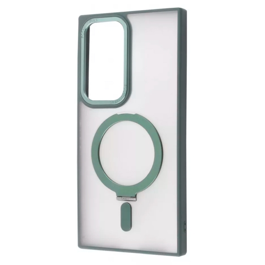 Чохол WAVE Attraction Case with Magnetic Ring Samsung Galaxy S24 Ultra Green - ціна, характеристики, відгуки, розстрочка, фото 1