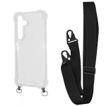 Чохол WAVE Clear Case with Strap Samsung Galaxy S24 Black