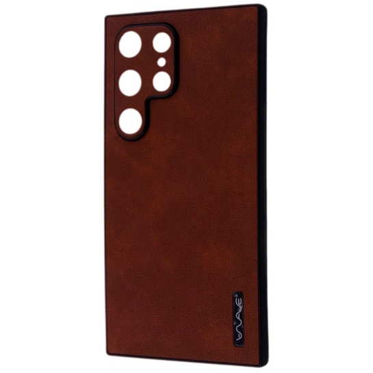 Чехол WAVE Leather Case Samsung Galaxy S24 Ultra Dark Brown