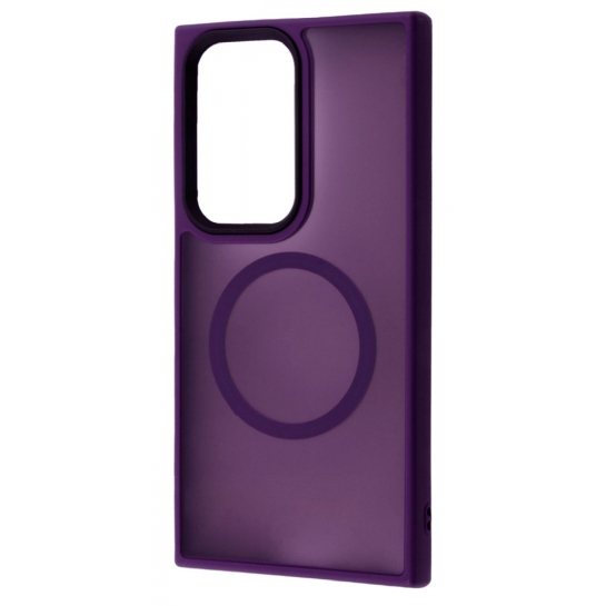 Чехол WAVE Matte Insane Case with Magnetic Ring Samsung Galaxy S24 Ultra Deep Purple - цена, характеристики, отзывы, рассрочка, фото 1