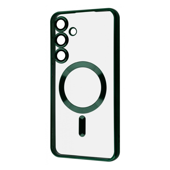 Чехол WAVE Metal Color Case with Magnetic Ring Samsung Galaxy S24 Dark Green - цена, характеристики, отзывы, рассрочка, фото 1
