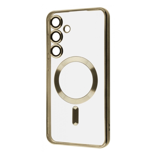 Чехол WAVE Metal Color Case with Magnetic Ring Samsung Galaxy S24 Gold - цена, характеристики, отзывы, рассрочка, фото 1