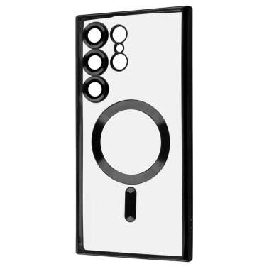 Чехол WAVE Metal Color Case with Magnetic Ring Samsung Galaxy S24 Ultra Black - цена, характеристики, отзывы, рассрочка, фото 1